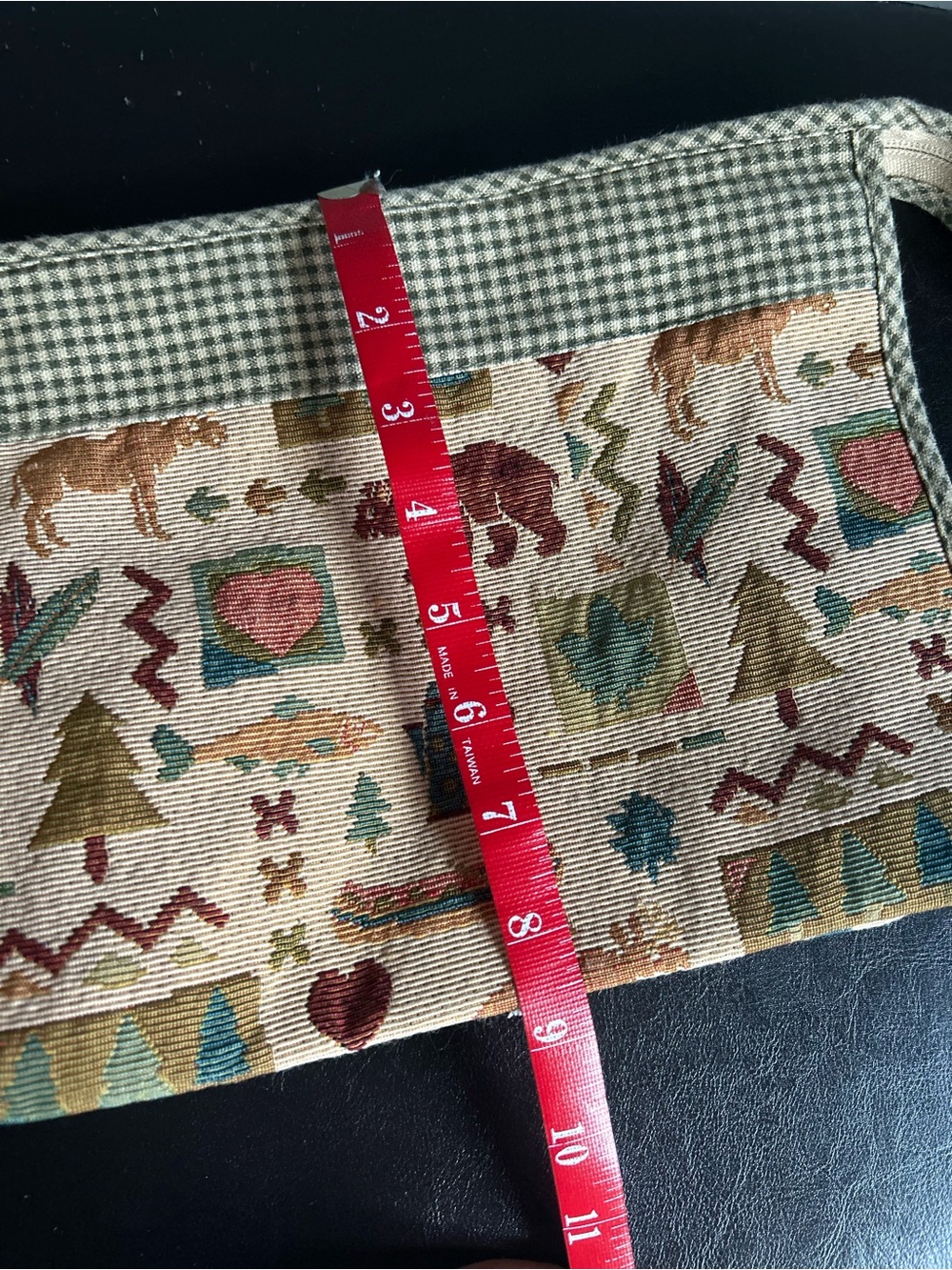 MAGGIB Vintage Woodlands Print Textile Cosmetic Bag with Lined Interior - Picture 12 of 15